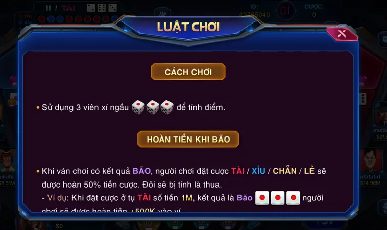 Phân Tích Ma Trận Điểm Số Tại Sảnh Sicbo Ironman Tại ManClub Đỉnh Cao