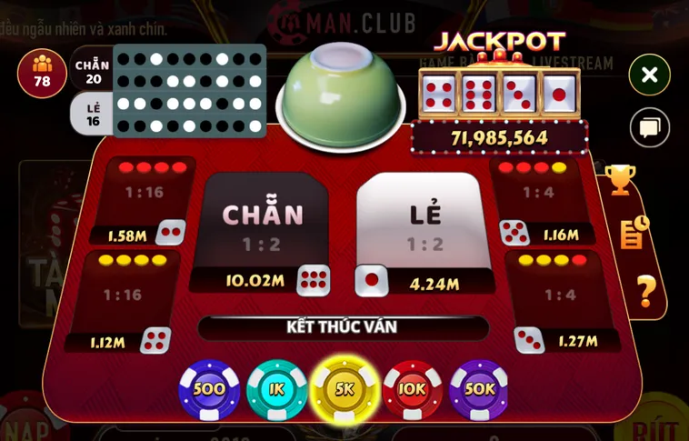 Báo Cáo Kiểm Toán Tính Minh Bạch Sảnh Minigame Mini Xóc Dĩa Tại ManClub
