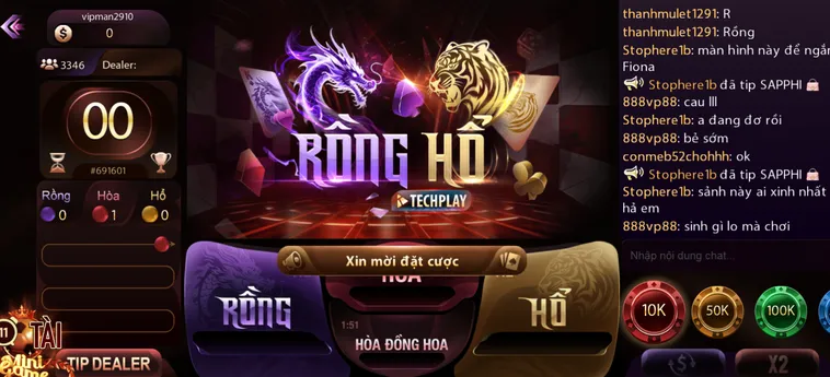 Khảo Sát Tiềm Năng Sinh Lời Sảnh Rồng Hổ Livestream Tại ManClub Thực Tế
