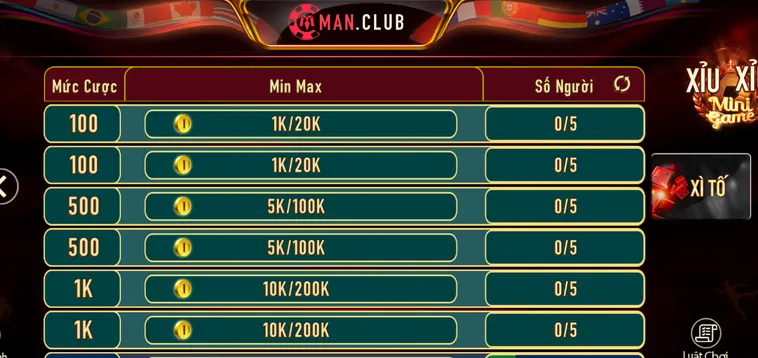 Tuyệt Chiêu Chơi Xì Tố Tại ManClub Săn Hũ Tiền Thưởng Lớn Cho Bài Thủ